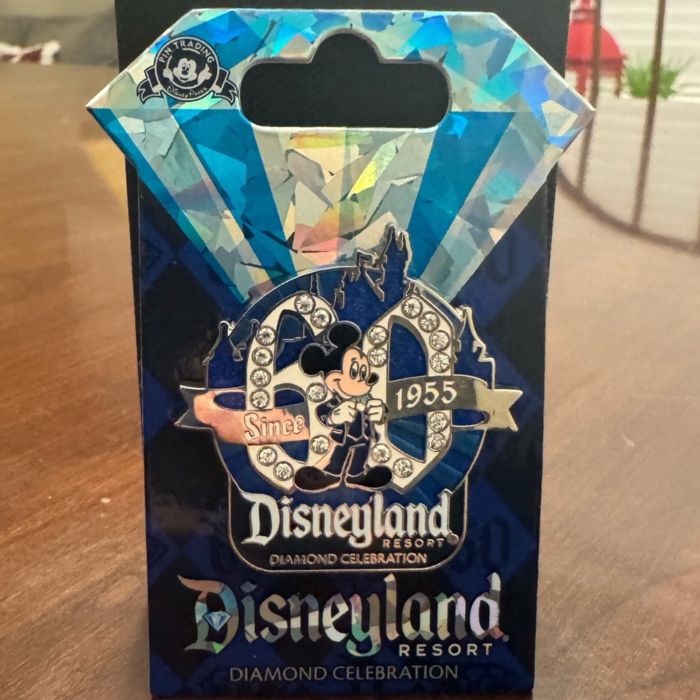 Disney Diamond Celebration 60th Anniversary Pin NEW IN PACKAGING NWT